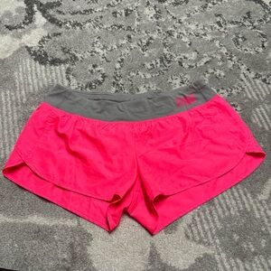 Victoria’s Secret PINK Neon Coral Pink Performance Lined Dolphin Shorts